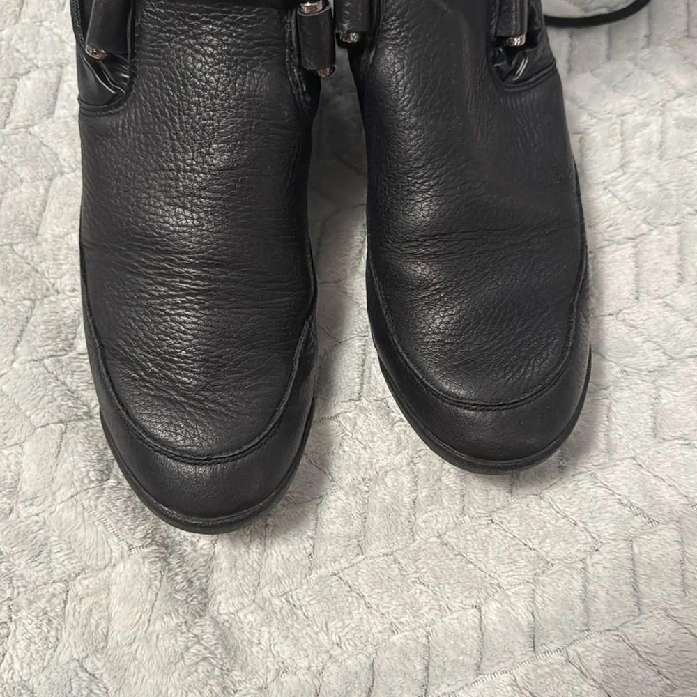 Dolce & Gabbana Black Leather Women's Boots Sz 36
